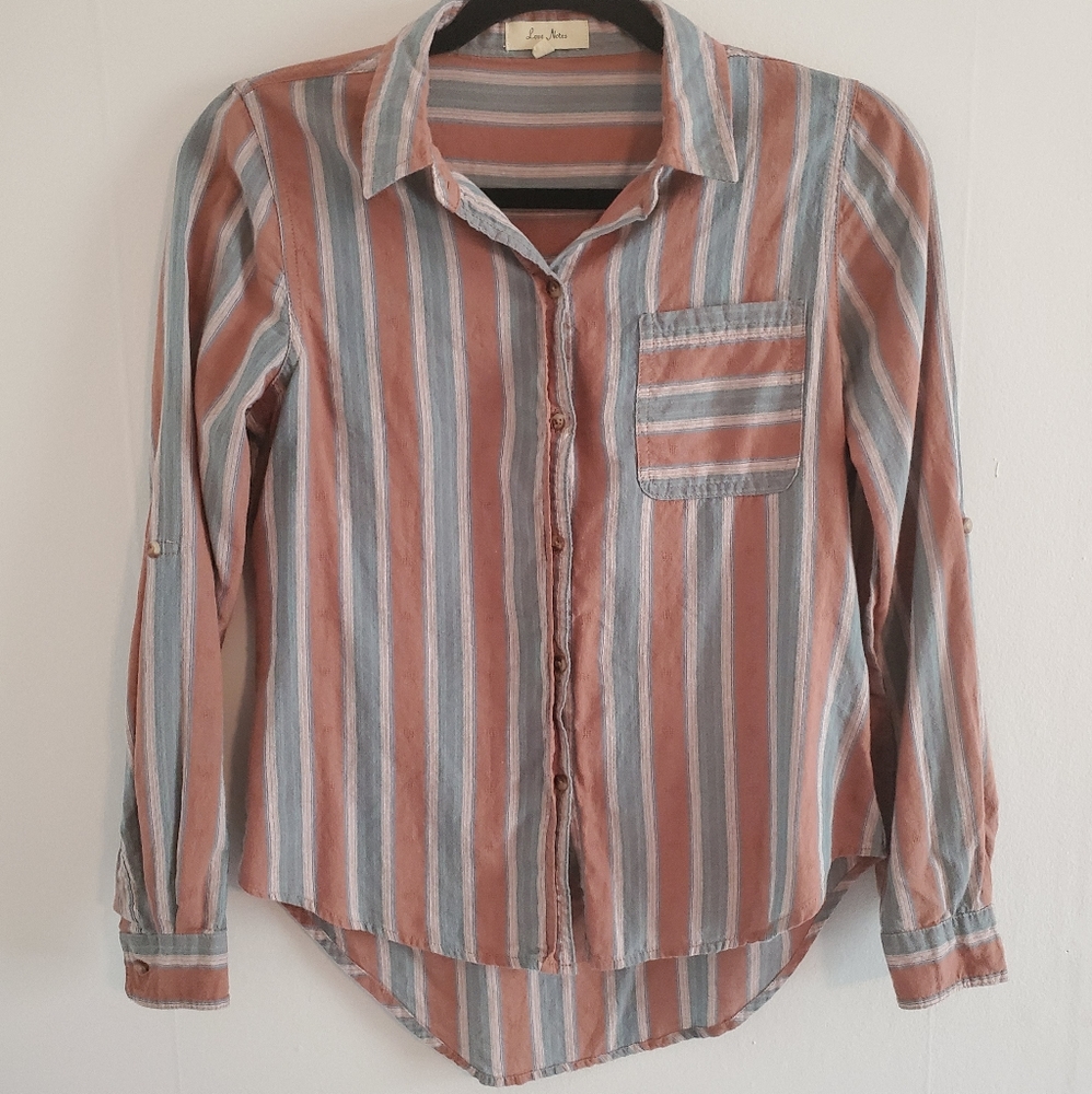 Collard Button Up